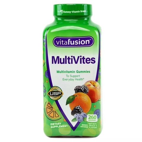 Kẹo dẻo vitamin tổng hợp Vitafusion MultiVites 260 viên Mỹ