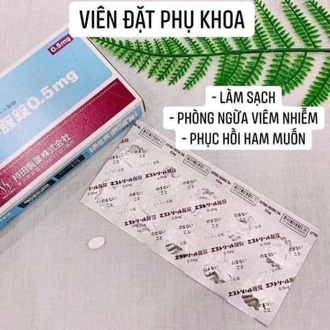 Vỉ 10 Viên 𝐕𝐈𝐄̂𝐍 Đ𝐀̣̆𝐓 𝐏𝐇𝐔̣ 𝐊𝐇𝐎𝐀 𝐄𝐒𝐓𝐎𝐑𝐈𝐋 - 𝐍𝐡𝐚̣̂𝐭 𝐁𝐚̉𝐧 - 𝐂𝐡𝐮̛̃𝐚 𝐯𝐢𝐞̂𝐦 𝐧𝐡𝐢𝐞̂̃𝐦, 𝐬𝐞 𝐤𝐡𝐢́𝐭 𝐚̂𝐦 đ𝐚̣𝐨