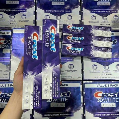 Kem đánh Răng Crest 3D White Advanced Mỹ 158g
