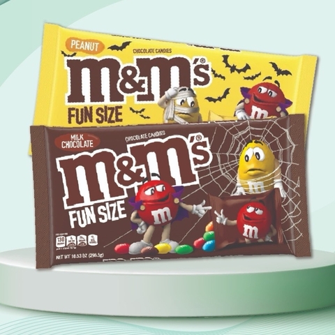 Kẹo Socola M&M 2 loại không nhân & có nhân đậu phộng 250g