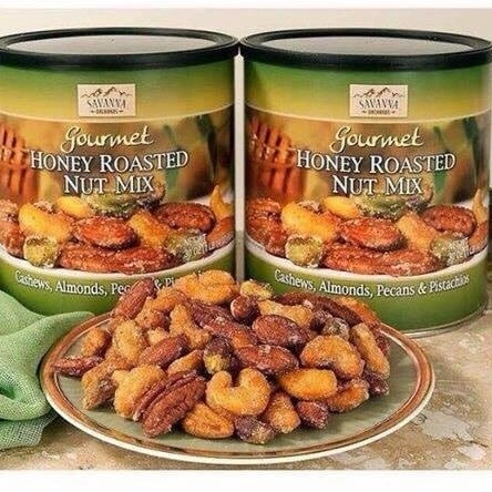 HẠT MIX TỔNG HỢP RANG TẨM MẬT ONG SAVANNA ORCHARDS - HONEY ROASTED NUT 850GR MỸ