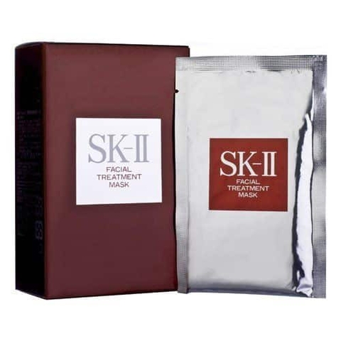 Mặt Nạ Dưỡng Ẩm Sáng Da SK-II Pitera Facial Treatment Mask  Hộp 10 Miếng