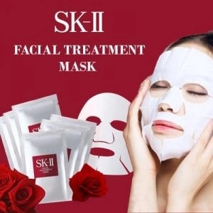 Mặt Nạ Dưỡng Ẩm Sáng Da SK-II Pitera Facial Treatment Mask  Hộp 10 Miếng