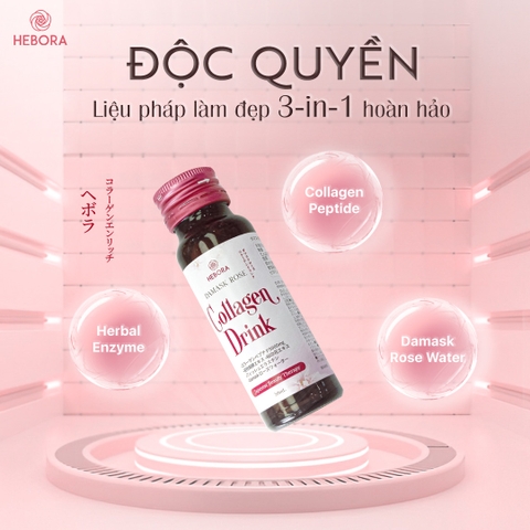 NƯỚC UỐNG HEBORA COLLAGEN DRINK ( 100% Nhật Bản )