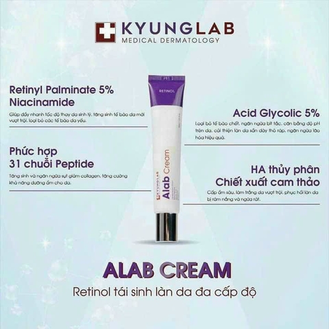 Kem Trẻ Hóa Da Chống Lão Hóa Kyung Lab Alab Cream Retinol 2.0