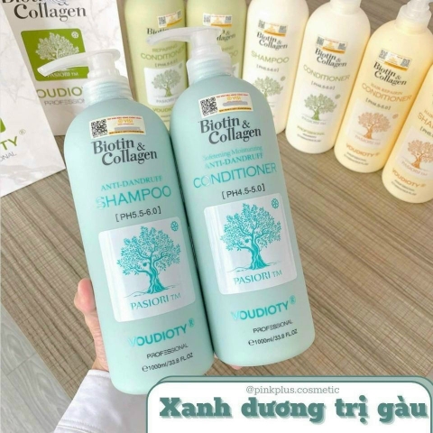 COMBO DẦU GỘI XÃ BIOTIN COLLAGEN PHỤC HỒI CHỐNG RỤNG TÓC 1000ML