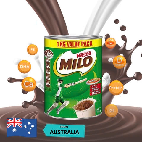 Sữa bột Milo nhập khẩu  của 1kg của Úc