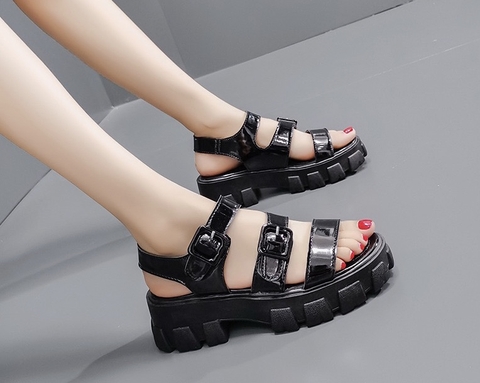 Giày Sandal Da Bóng - G1392