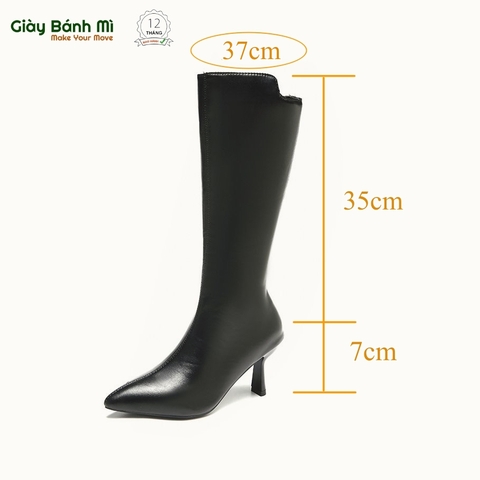 Giày boot đùi đế cao 7cm - G1826