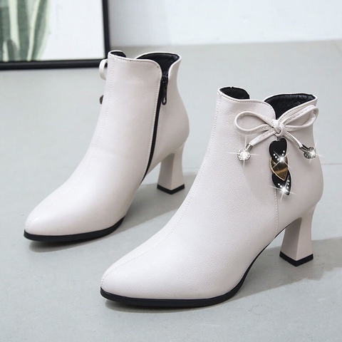 Giày Boot Nữ đế cao 7cm - G1985