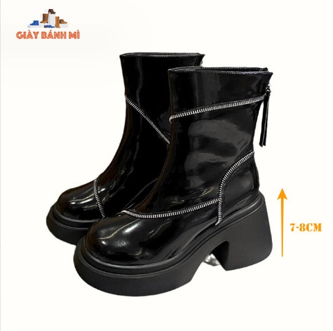 Giày Boot phong cách cá tính cao 8cm - G1963