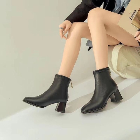 Giày Boot Nữ đế cao 6cm - G1987