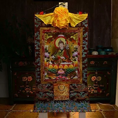 Tranh Thangka Ngài Liên Hoa Sinh