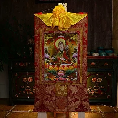 Tranh Thangka Ngài Liên Hoa Sinh