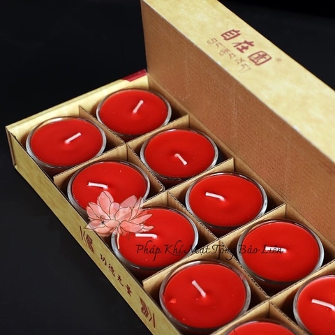 Nến bơ cháy 8h cốc thuỷ tinh
