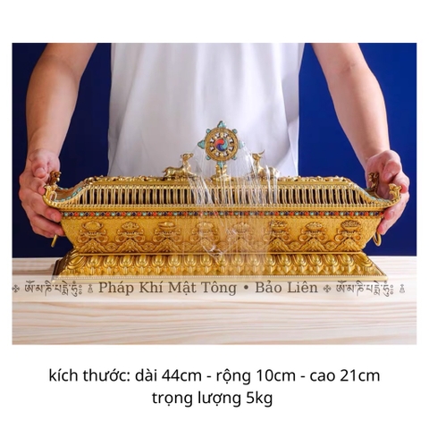 Lư trầm bát đại cát tường (44cm)