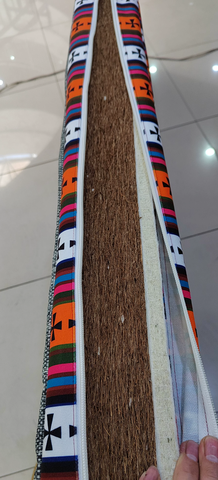Đệm Xơ Dừa Nỉ Len 60×200cm – Đệm Gấp 4 Dùng Nằm, Ngồi Thiền, Lễ Lạy