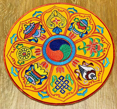 Đệm Lót Pháp Khí Thêu Tay Nepal