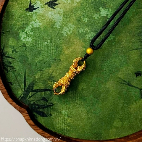 mặt dây hộ thân Sa Kim phong cách Tạng | Đại Bàng Kim Sí Điểu – Phổ Ba Kim Cang Chử hàng phục