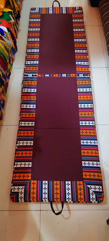 Đệm Xơ Dừa Nỉ Len 60×200cm – Đệm Gấp 4 Dùng Nằm, Ngồi Thiền, Lễ Lạy