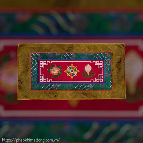 Vải lót pháp khí Kim Cang Chử – đế lót bình Bumba – đế Mandala – đế tháp Phật, tượng Phật  – đồ trang trí bày biện