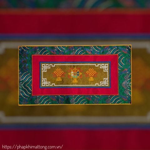 Vải lót pháp khí Kim Cang Chử – đế lót bình Bumba – đế Mandala – đế tháp Phật, tượng Phật  – đồ trang trí bày biện