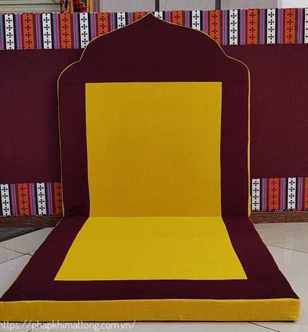 Pháp tòa Thượng sư kiểu Tạng – đệm xơ dừa thân thiện môi trường – đệm ngồi thiền