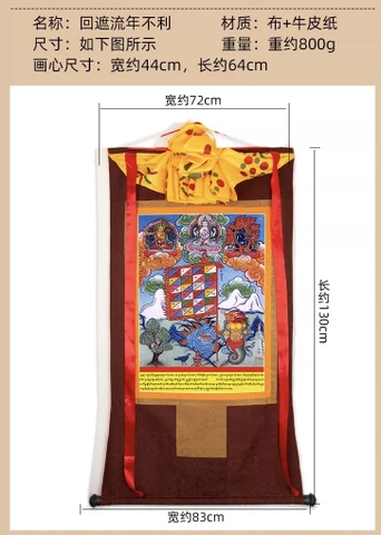 Tranh Thangka bảo hộ bình an