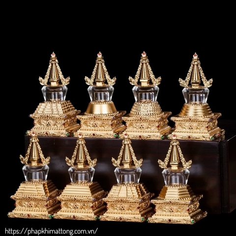 Bộ 8 bảo tháp - bát tướng thành đạo
