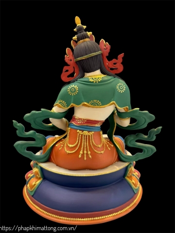 Tượng Vajrasattva 23cm – Sơn Khoáng Thủ Công Cao Cấp