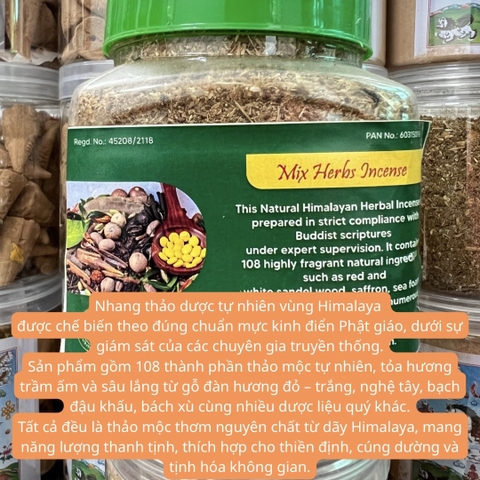 Bột hương xay thô | Himalaya Incense Powder | 