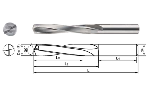 Mũi khoan SOLID CARBIDE G DRILL