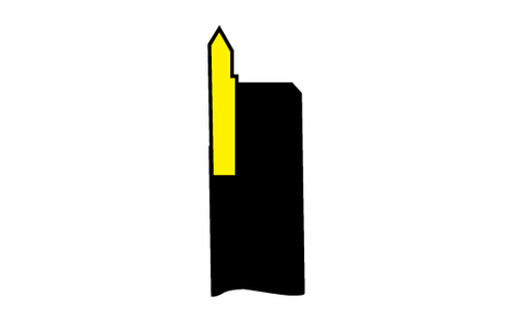 Dao tiện ren phải