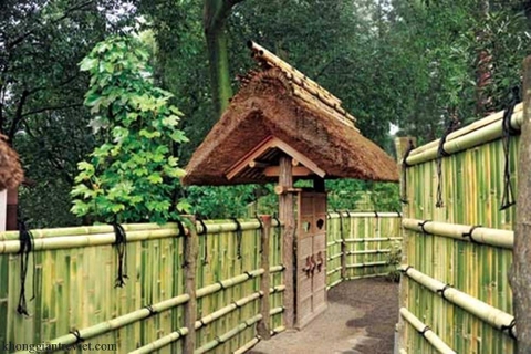 Mẫu hàng rào tre 02
