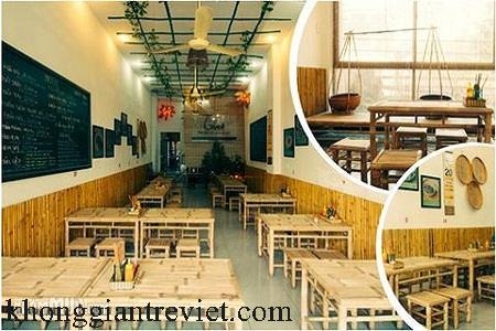Mẫu ốp tre trúc các nhà hàng quán bar 11