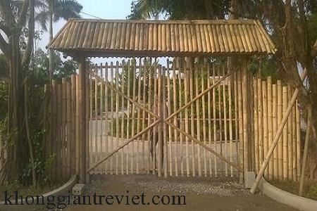 Mẫu cổng tre trúc 10