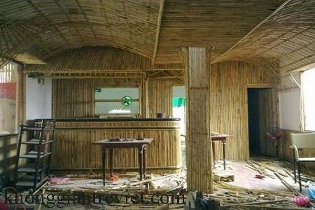 Mẫu ốp tre trúc các nhà hàng quán bar 09