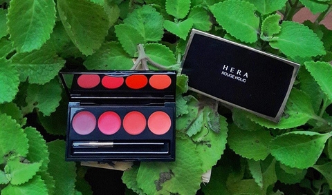 Bảng Son Lì 4 Màu Siêu Mịn Hera Rouge Holic