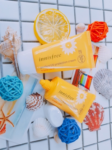 KEM CHỐNG NẮNG CHỐNG TRÔI INNISFREE PERFECT UV PROTECTION CREAM TRIPLE CARE SPF50+ PA++++