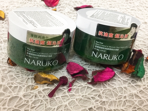 Mặt Nạ Ngủ Naruko Tea Tree Shine Control & Blemish Clear Night Gelly