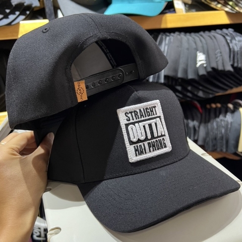 [56,5-60CM] Nón truckercap fom vuông CUSTOM - HANOI-HAIPHONG-SAIGON lưới thoáng mát chất lượng cao