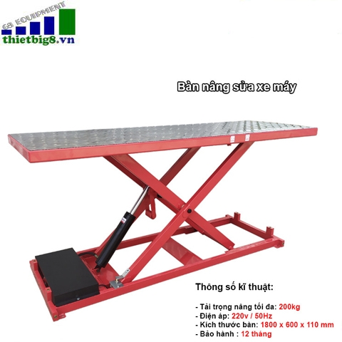 Bàn nâng xe máy- hàng chính hãng, giá rẻ nhất Bàn Nâng Xe Máy- Hàng Chính Hãng, Giá Rẻ Nhất