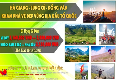 HÀ GIANG – KHÁM PHÁ VẺ ĐẸP VÙNG ĐỊA ĐẦU TỔ QUỐC - 3N2D