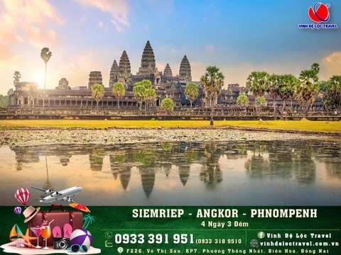 SIEMRIEP - ANGKOR - PHNOMPENH 4N3D