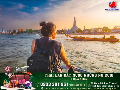 THÁI LAN ĐẤT NƯỚC NHỮNG NỤ CƯỜI 5N4D