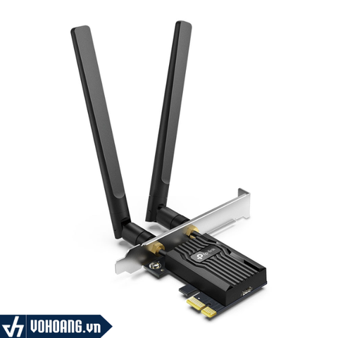 TP-Link Archer TX55E | Card Wifi Tích Hợp Bluetooth Chuẩn AX3000 Wi-Fi 6 PCIe Hỗ Trợ Bluetooth 5.2