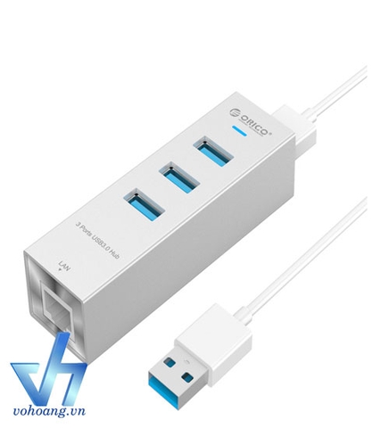 ORICO ASH3L-U3 - Hub 3 cổng USB 3.0 LAN Gigabit