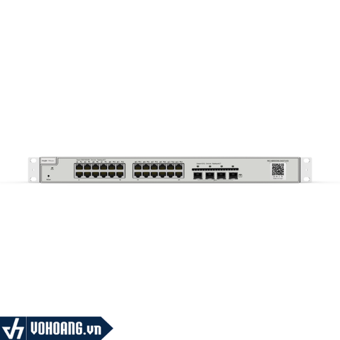 Ruijie RG-NBS5200-24GT4XS | Switch 24 Port Gigabit + 4 SFP+ Port Layer 2 Non-PoE Hỗ Trợ Cloud Quản Lý