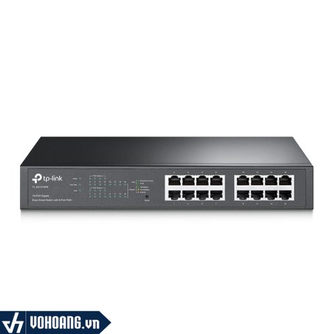 TP-Link TL-SG1016PE | Switch 16 Cổng Gigabit Desktop/Rack Mountable Với 8 Cổng Hỗ Trợ Chuẩn PoE+