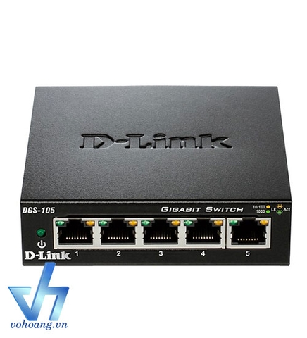 Switch D-Link DGS -105 5-Port chuẩn 1Gbps